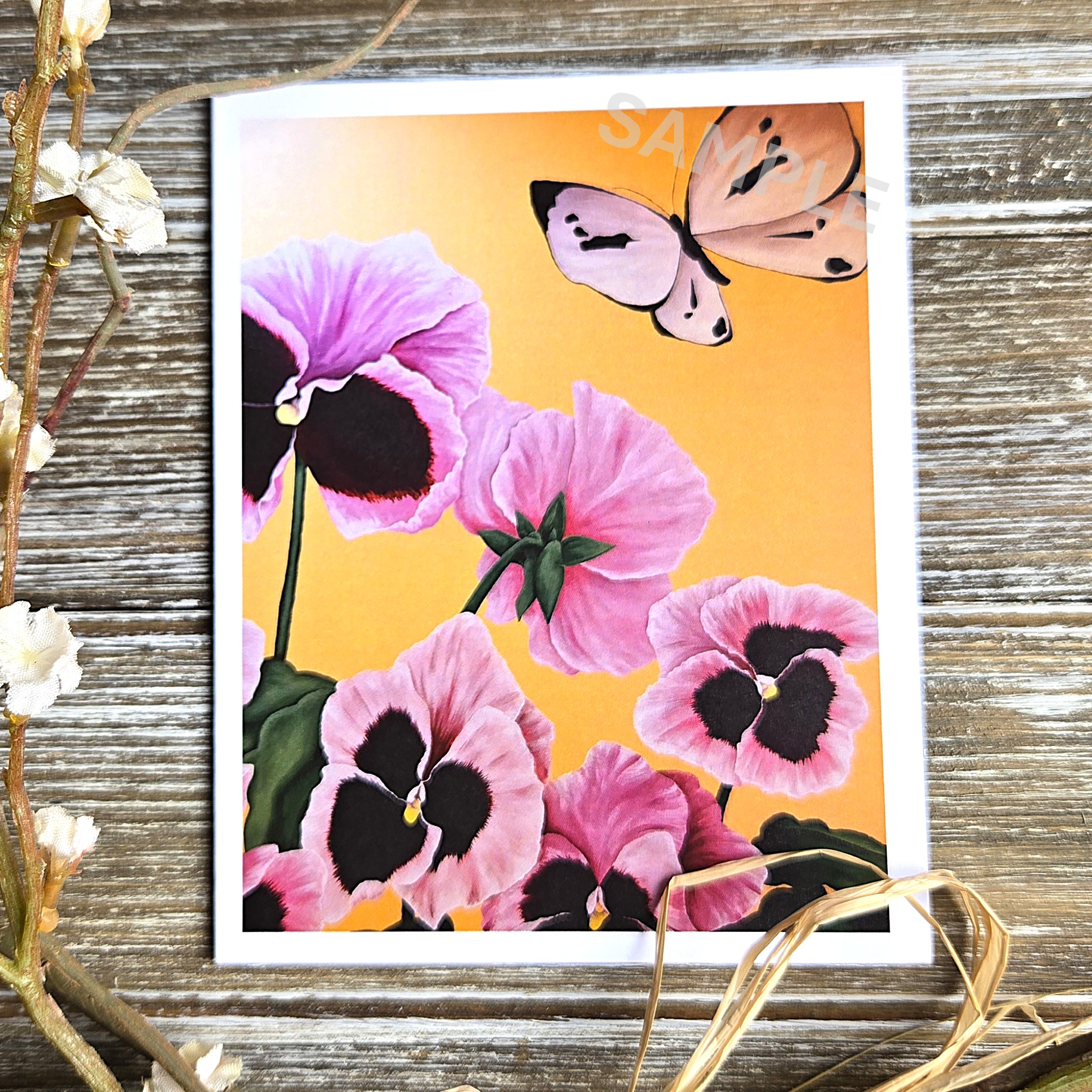 Faith Flowers Greeting Cards