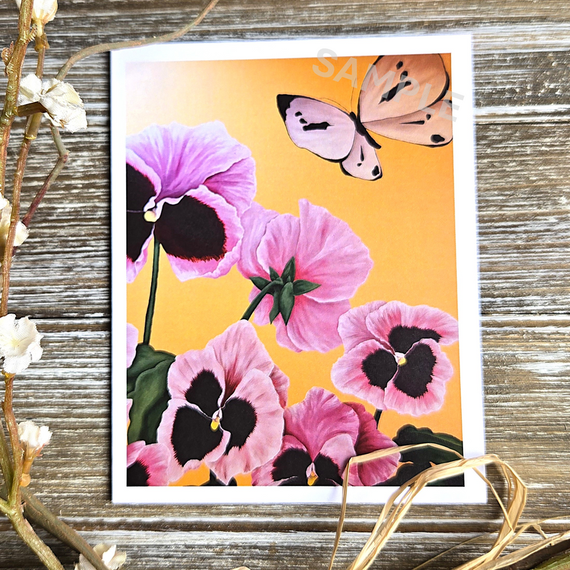 Faith Flowers Greeting Cards
