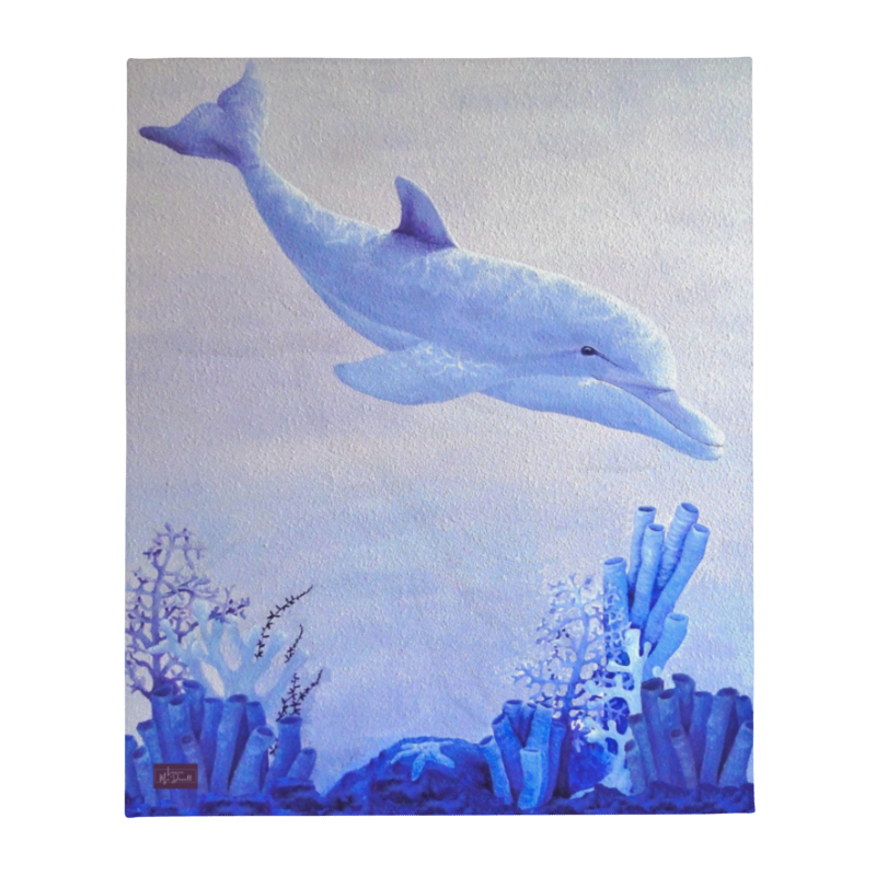 Dolphin Throw Blanket