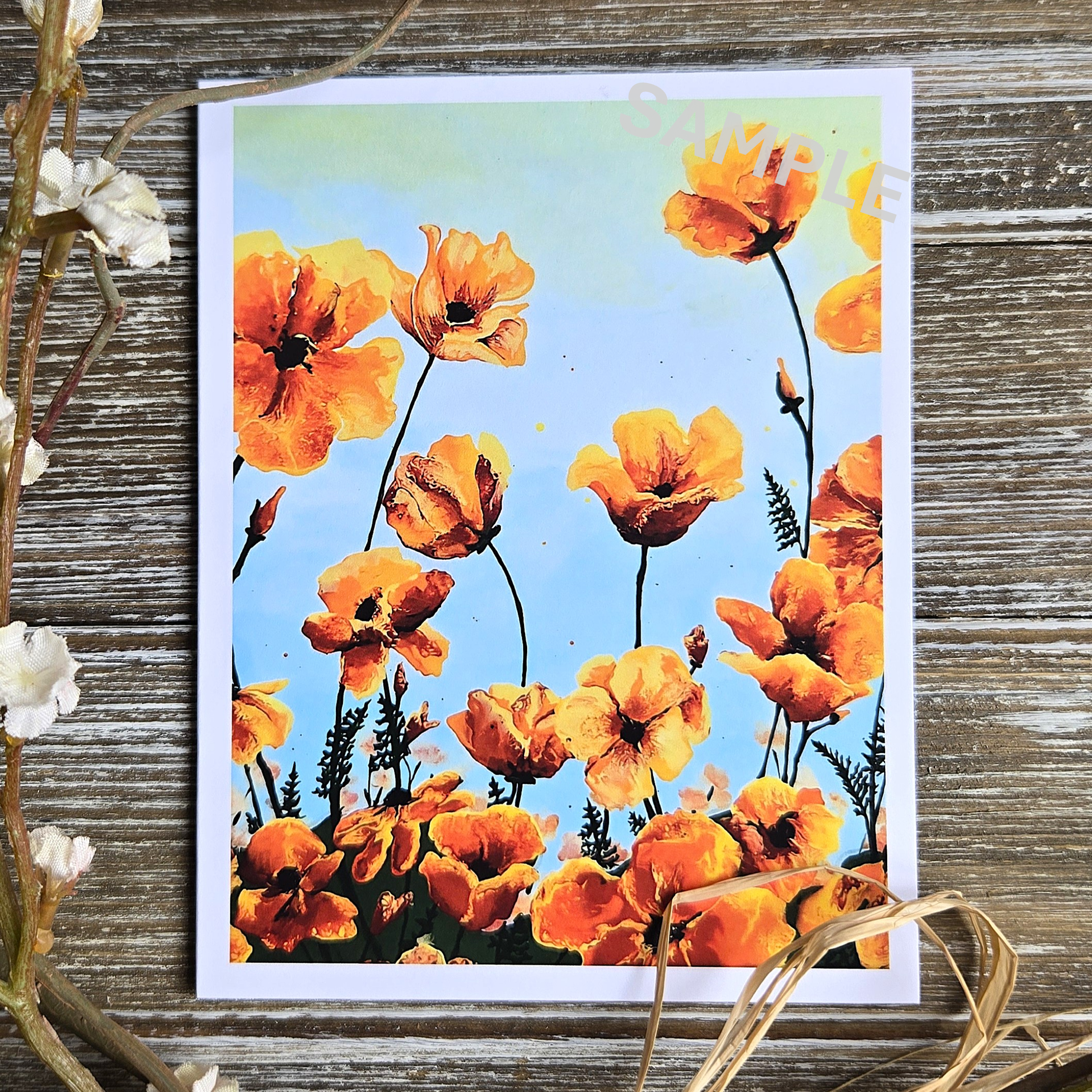 Orange Poppies