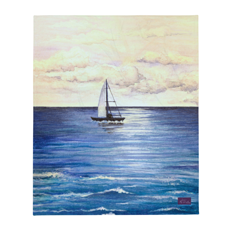 Sailboat Throw Blanket